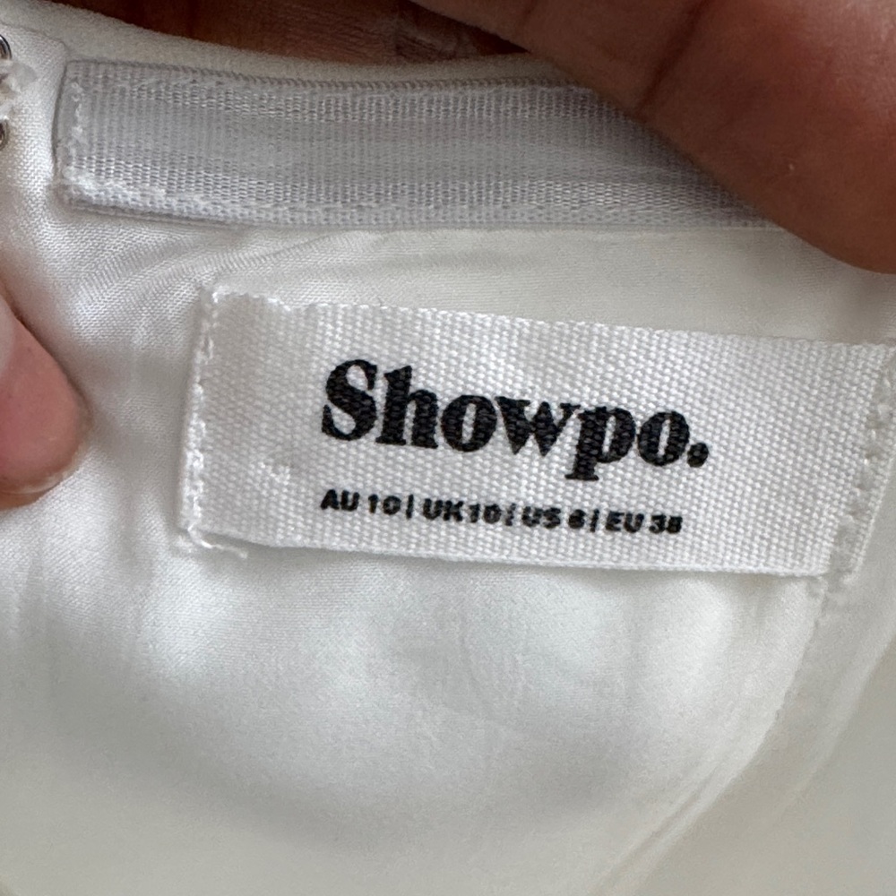 SHOWPO. KATIA Strappy Corset A Line Dress in White size US 6 - Picture 5 of 10